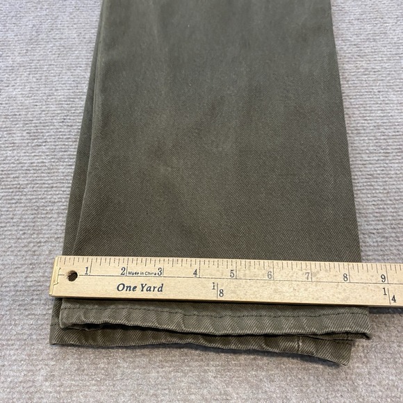 vtg Y2K Levi's 501 Jeans Mens 36 Fits 34x32 Olive Denim Distressed Straight - Picture 11 of 11